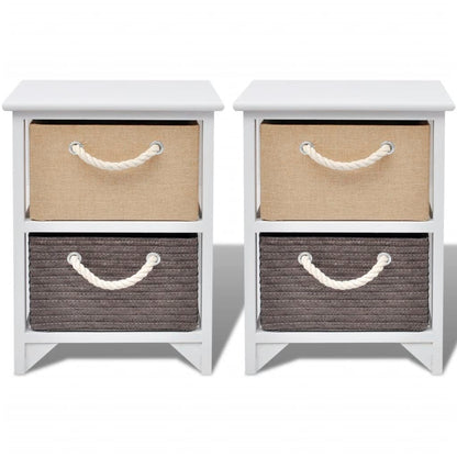 Comodini 2 pz in Legno