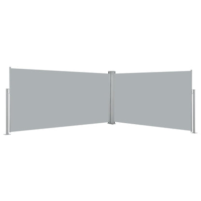 Tenda da Sole Laterale Retrattile 160x600 cm Grigia