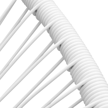 Sedia da Giardino Acapulco in Polyrattan Bianco
