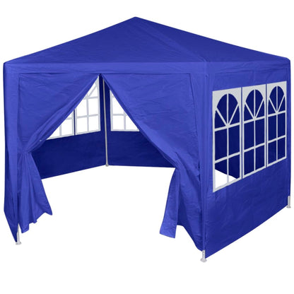 Tendone con 6 Pareti Laterali Blu 2x2 m