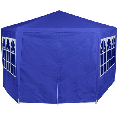 Tendone con 6 Pareti Laterali Blu 2x2 m