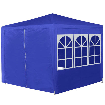 Tendone con 6 Pareti Laterali Blu 2x2 m