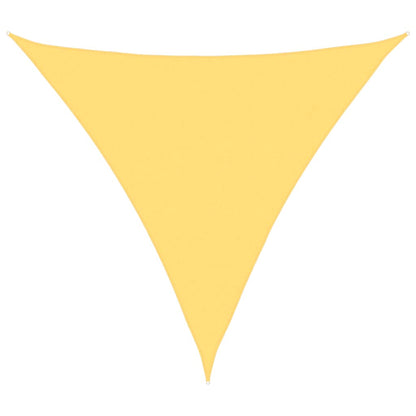 Parasole a Vela HDPE Triangolare 5x5x5 m Beige