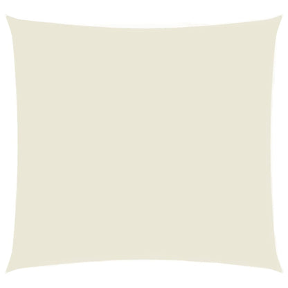 Parasole a Vela Oxford Quadrato 3,6x3,6 m Crema