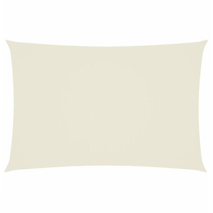 Parasole a Vela Oxford Rettangolare 2x4 m Crema