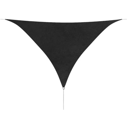 Parasole a Vela Oxford Triangolare 5x5x5 m Antracite