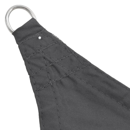 Parasole a Vela Oxford Triangolare 5x5x5 m Antracite