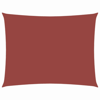 Parasole a Vela Oxford Rettangolare 4x6 m Terracotta
