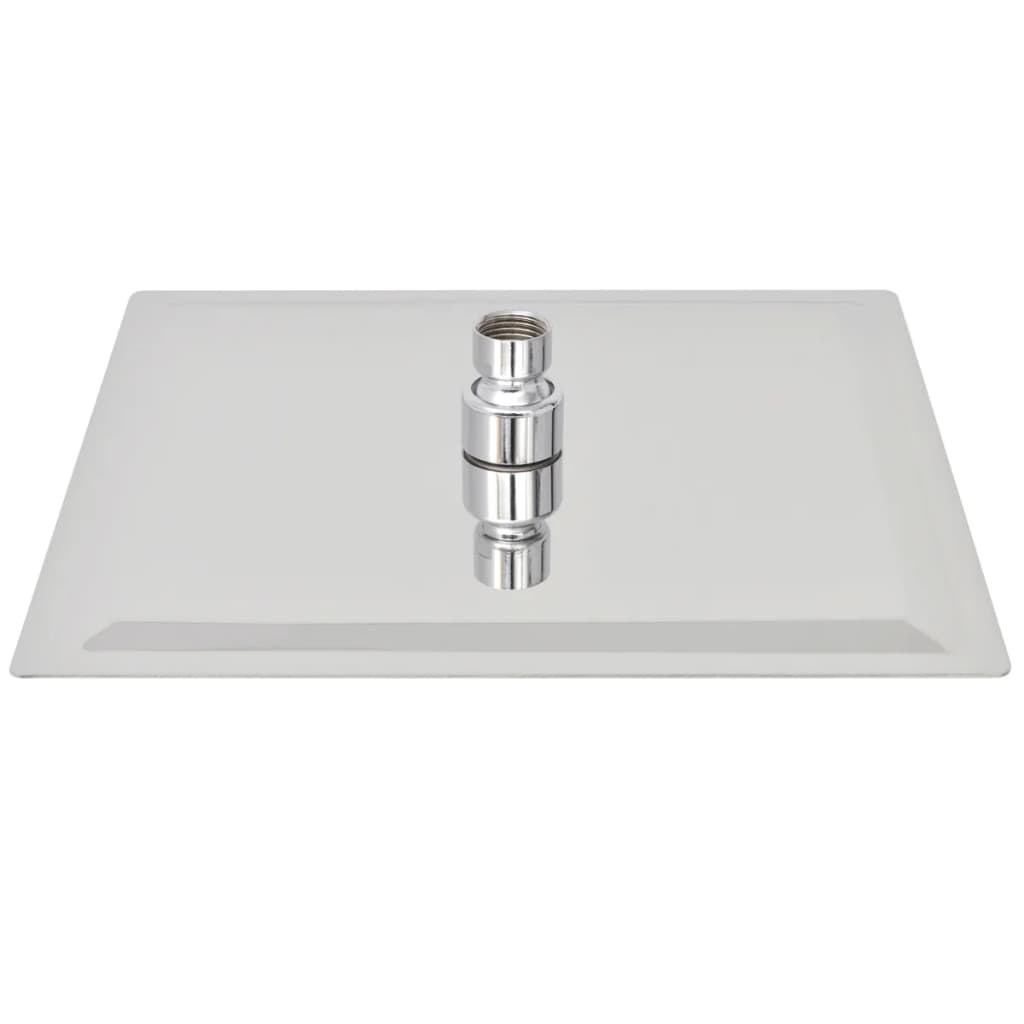 Testa Doccia a Pioggia in Acciaio Inossidabile 25x25cm Quadrata