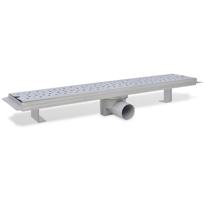 Canaletta di Drenaggio per Doccia a Bolle 630x140 mm in Acciaio