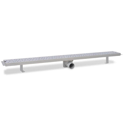 Canaletta di Drenaggio per Doccia a Bolle 1030x140mm in Acciaio