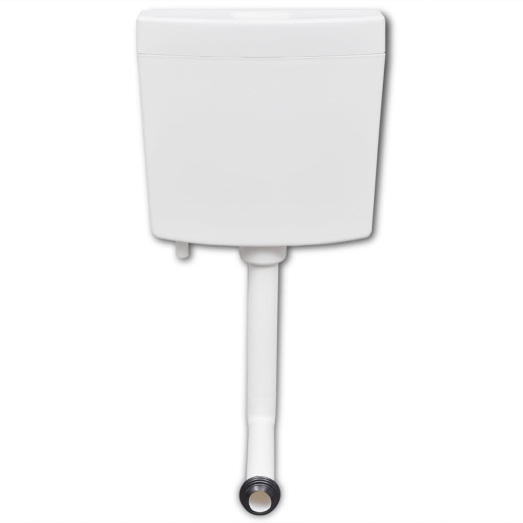 Sciacquone WC con Ingresso Acqua dal Basso 3/6 L Bianco