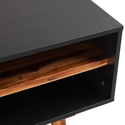 Mobile Porta TV in Legno Massello di Acacia 120x35x50 cm