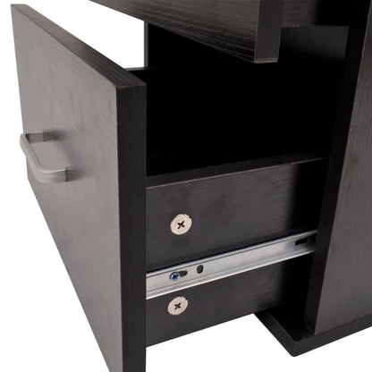 Set Mobili da Bagno 11 pz con Lavabo e Rubinetto Nero