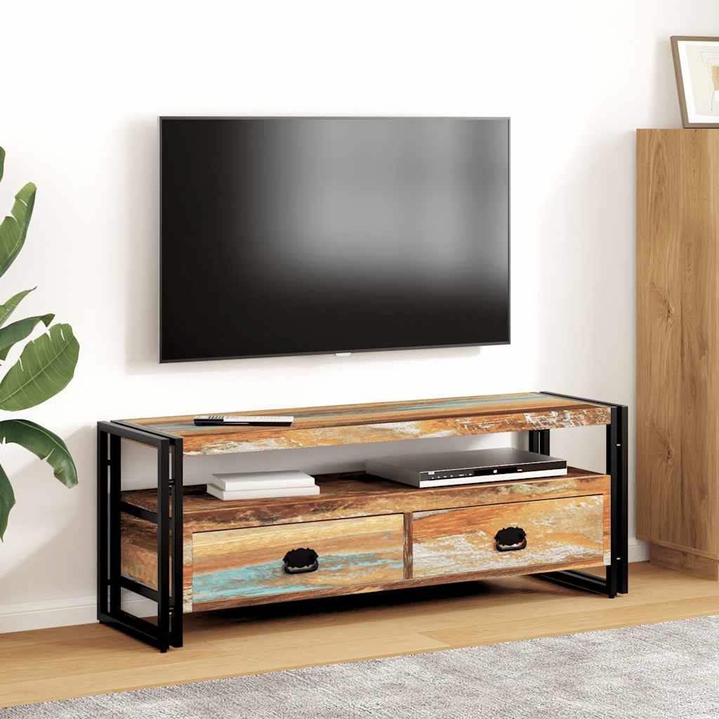 Mobile Porta TV in Legno Massello di Recupero