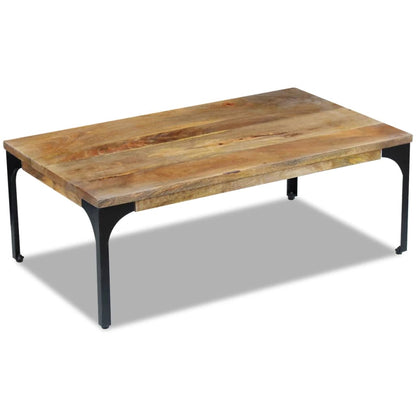 Tavolino da Salotto in Legno di Mango 100x60x35 cm