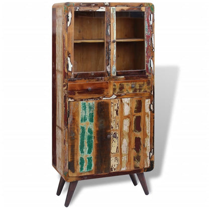 Credenza in Legno Massello di Recupero 90x40x190 cm