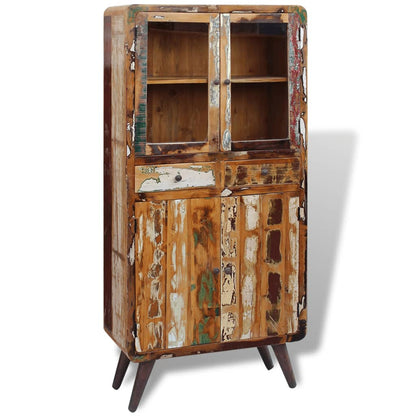Credenza in Legno Massello di Recupero 90x40x190 cm