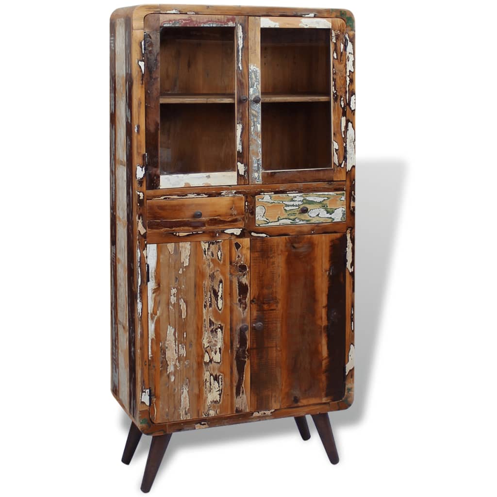 Credenza in Legno Massello di Recupero 90x40x190 cm