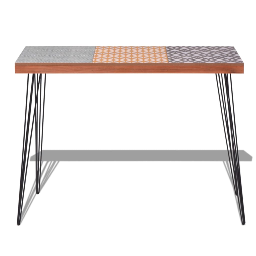 Tavolo Console 90x30x71,5 cm Marrone