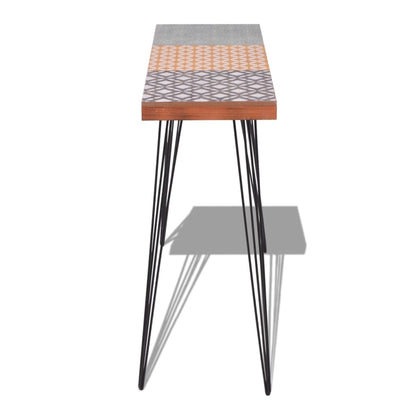 Tavolo Console 90x30x71,5 cm Marrone