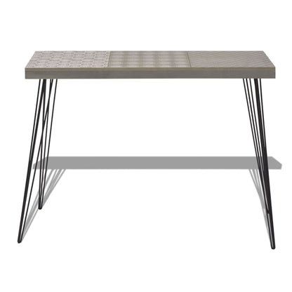 Tavolo Consolle 90x30x71,5 cm Grigio