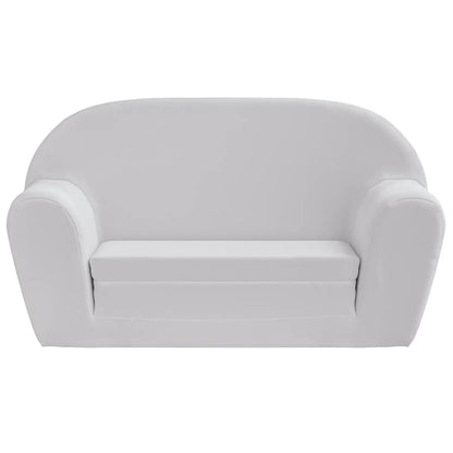 Poltrona Letto per Bambini Grigio Chiaro