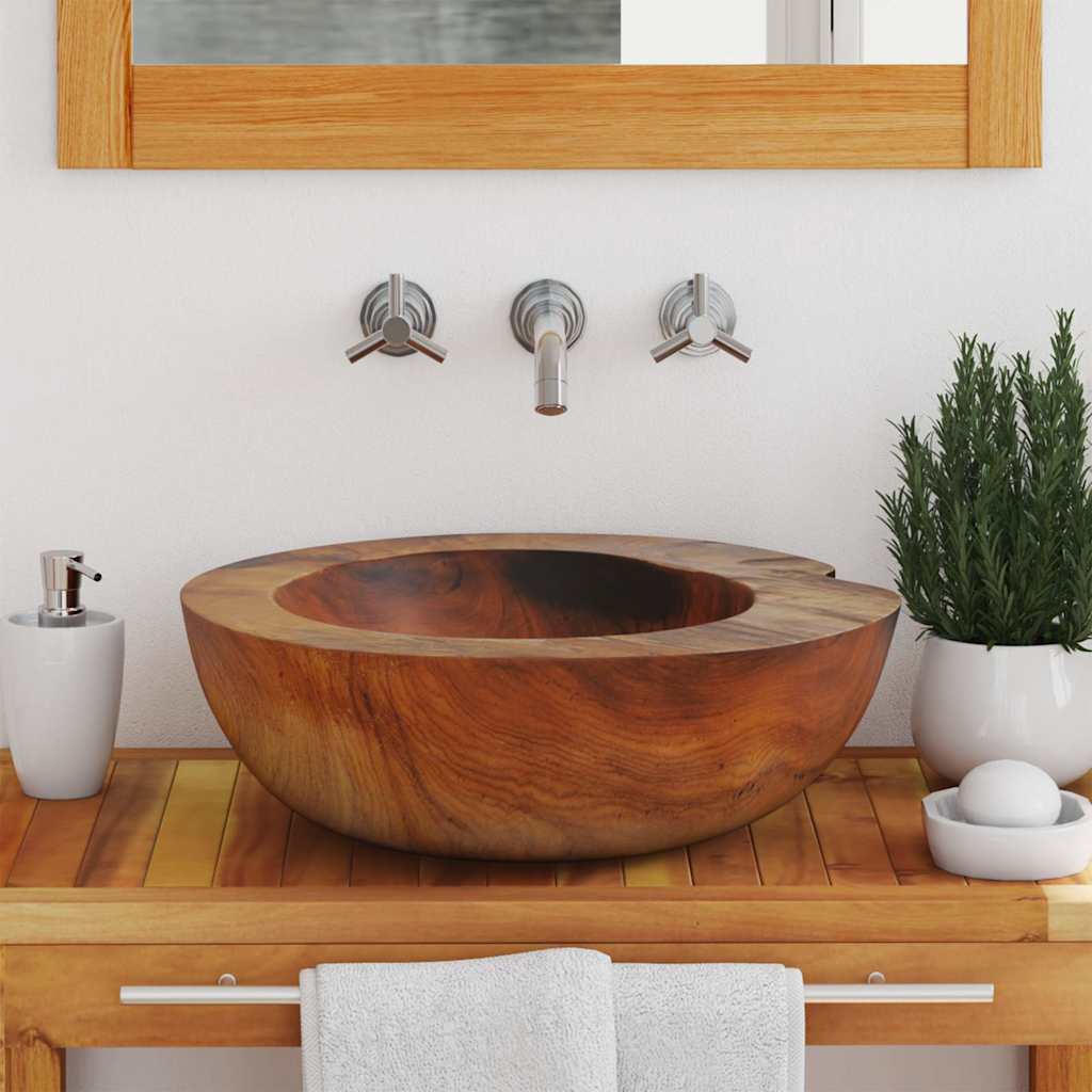 Lavabo in Legno di Teak 45 cm