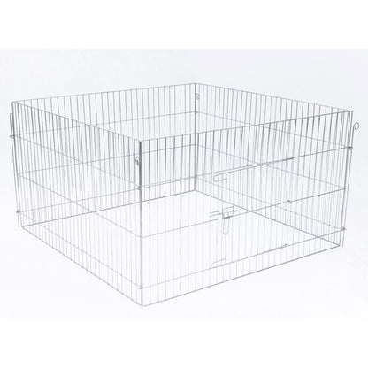 @Pet Recinto per Animali da Esterno Complete 116x116x65 cm in Metallo