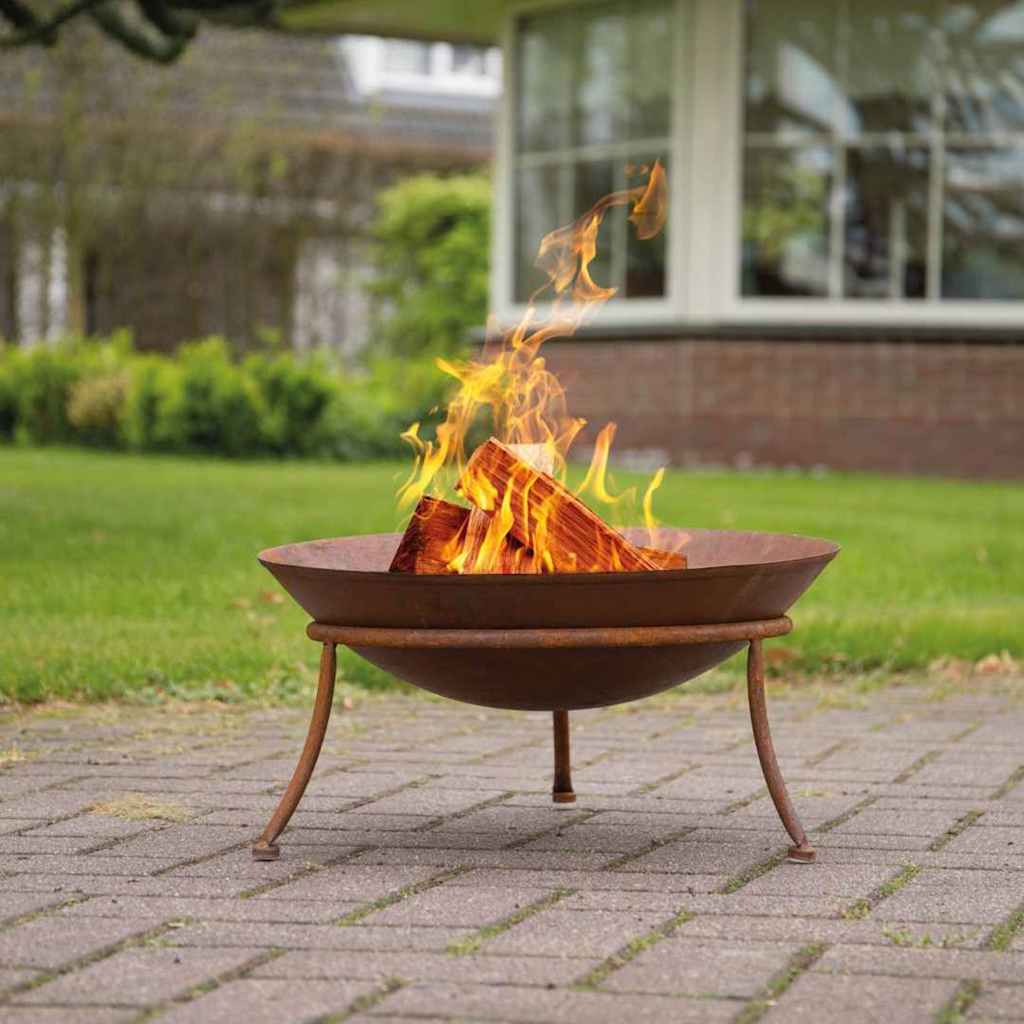 RedFire Braciere Tulsa Color Ruggine in Acciaio