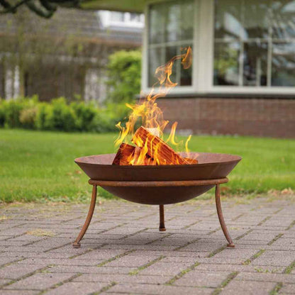 RedFire Braciere Tulsa Color Ruggine in Acciaio