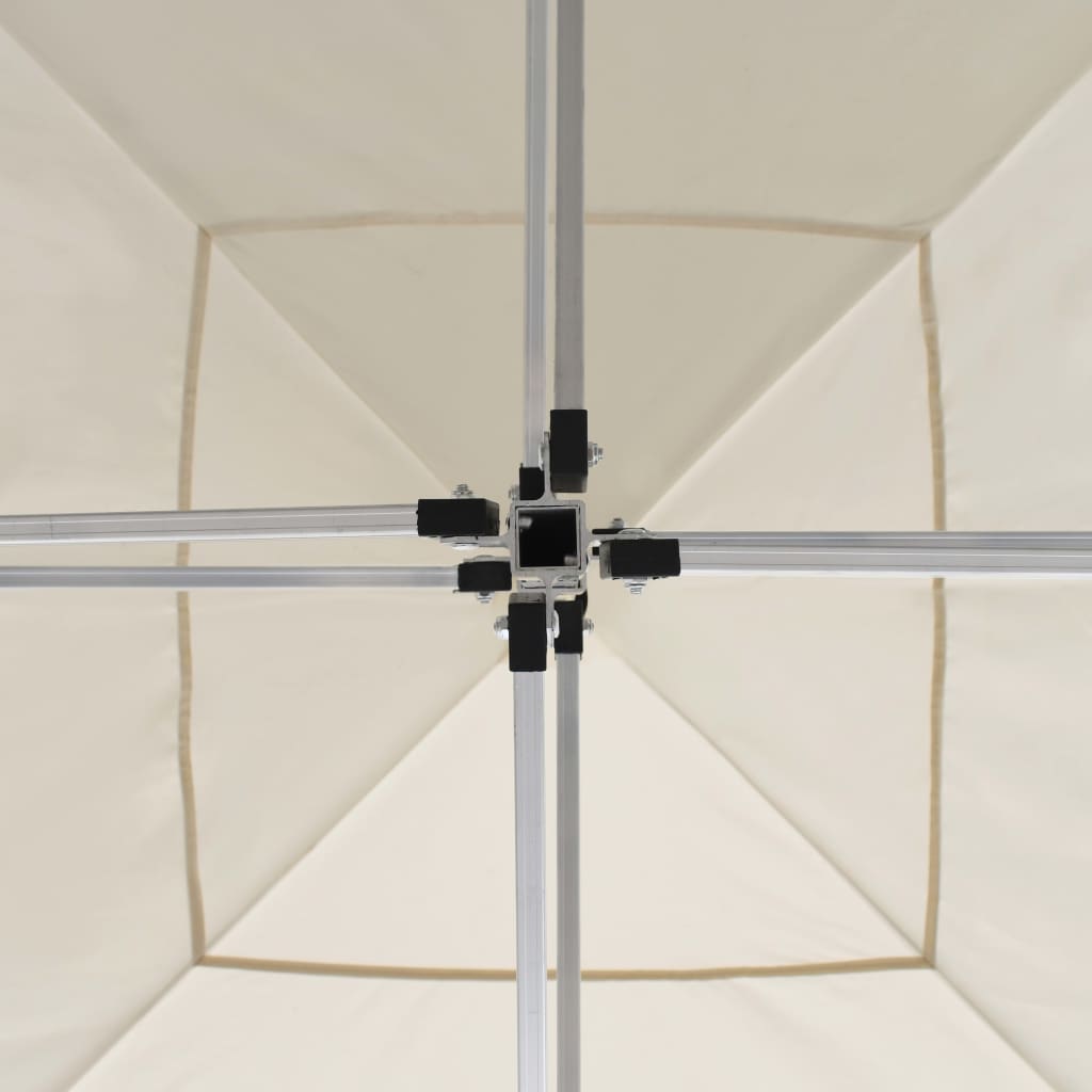 Gazebo Professionale Pieghevole in Alluminio 3x3m Crema