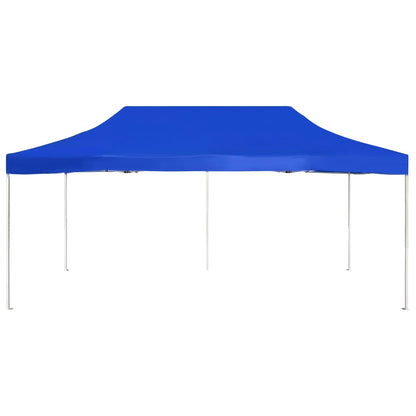Gazebo Professionale Pieghevole Alluminio 6x3 m Blu