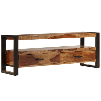 Mobile Porta TV 120x35x45 cm Legno Massello di Sheesham