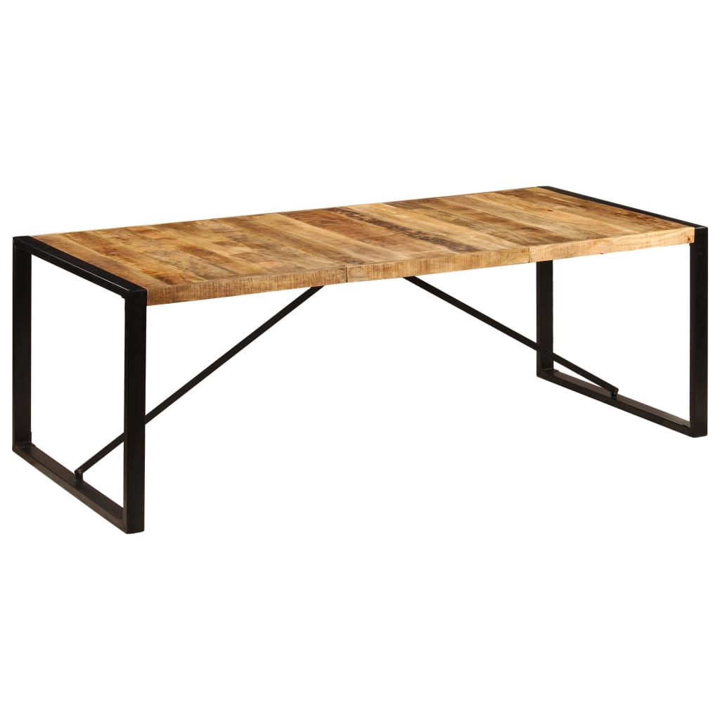 Tavolo da Pranzo 220x100x75 cm in Legno Massello di Mango