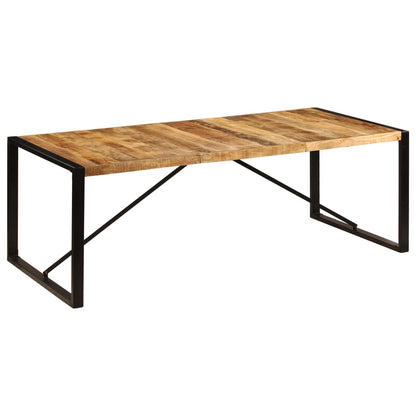 Tavolo da Pranzo 220x100x75 cm in Legno Massello di Mango