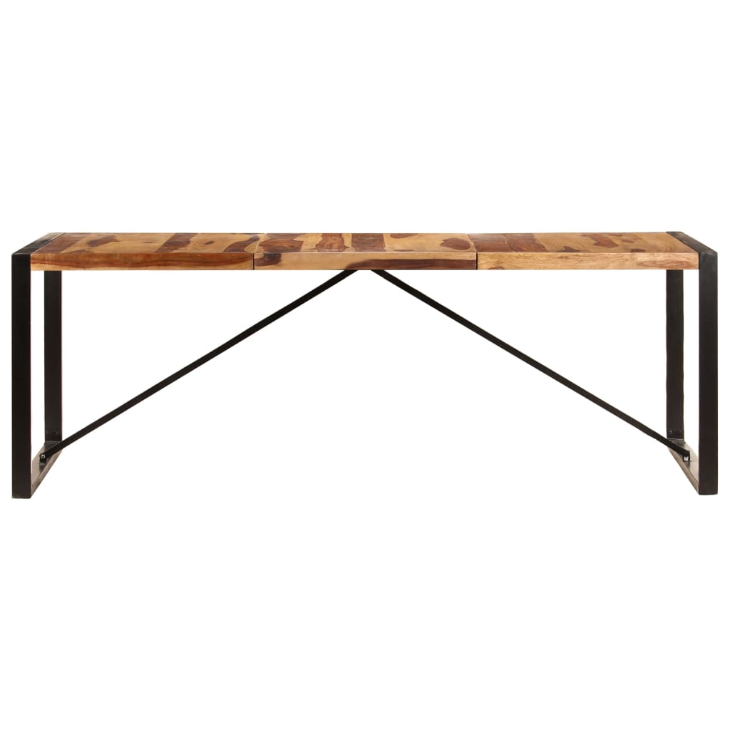 Tavolo da Pranzo 220x100x75 cm Legno Massello di Sheesham