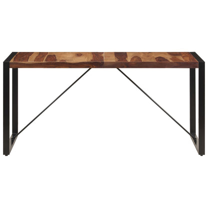 Tavolo da Pranzo 160x80x75 cm in Legno Massello di Sheesham