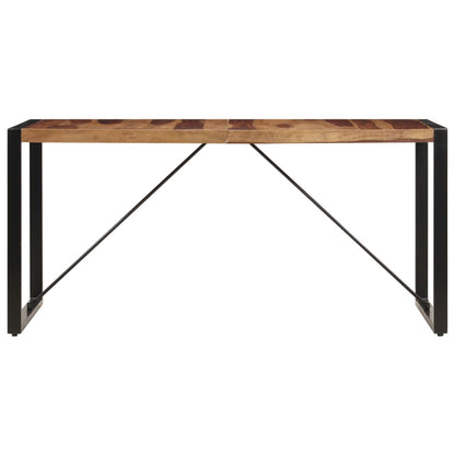 Tavolo da Pranzo 140x70x75 cm in Legno Massello di Acacia