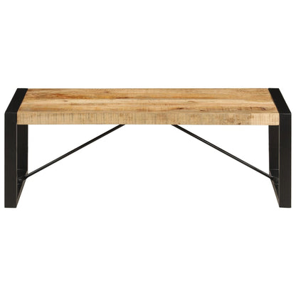 Tavolino da Salotto in Legno Massello di Mango 120x60x40 cm