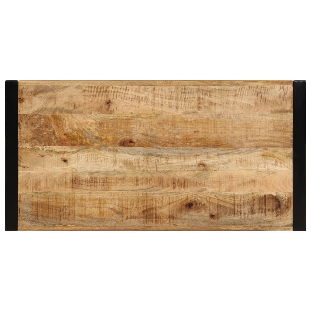 Tavolino da Salotto in Legno Massello di Mango 120x60x40 cm