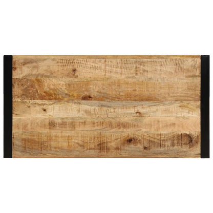 Tavolino da Salotto in Legno Massello di Mango 120x60x40 cm