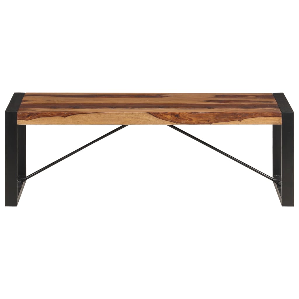 Tavolino da Salotto 120x60x40 cm in Legno Massello di Sheesham