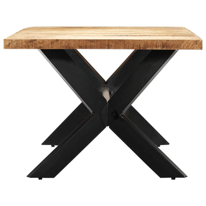 Tavolo da Pranzo 200x100x75 cm in Legno Massello di Mango