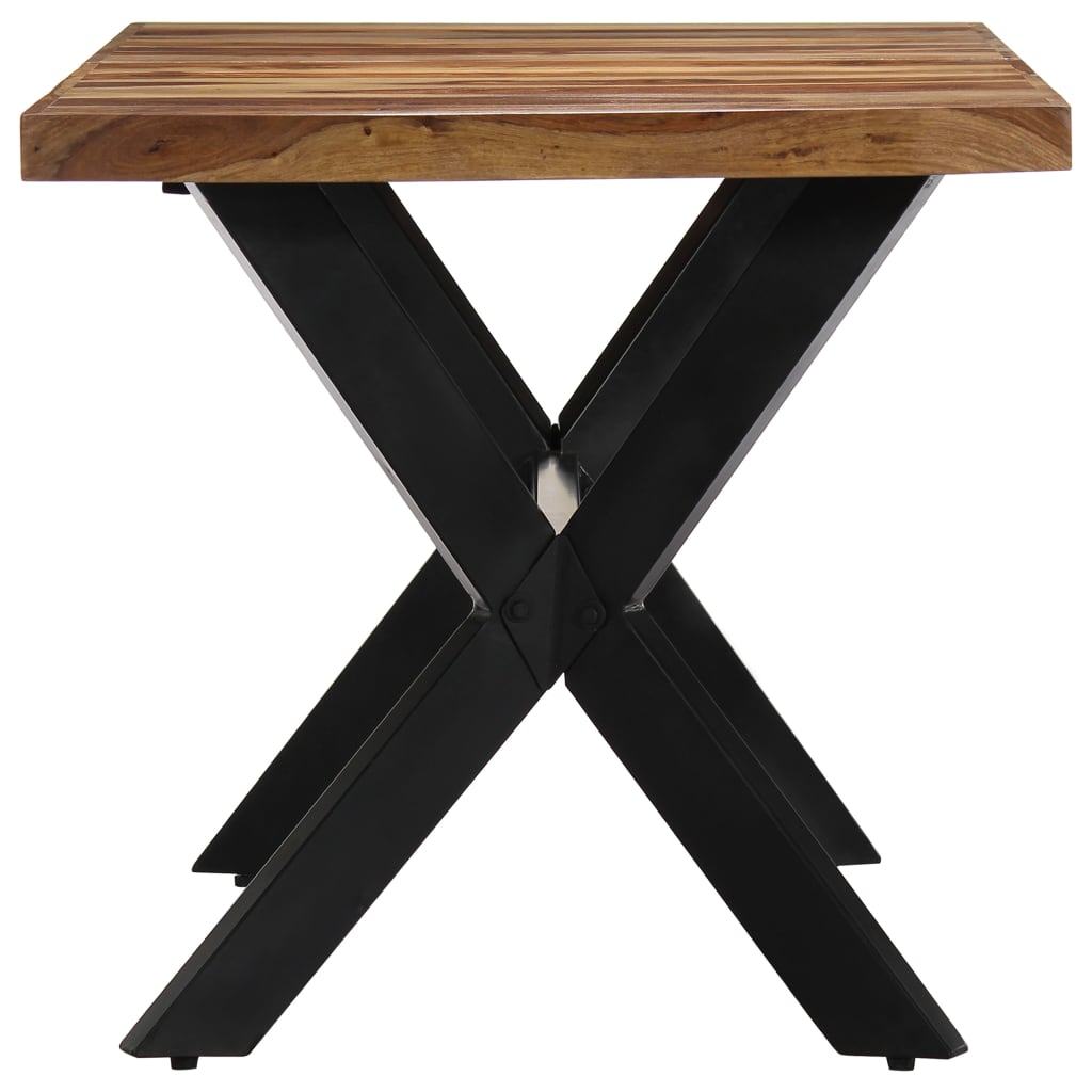 Tavolo da Pranzo 140x70x75 cm in Legno Massello di Sheesham