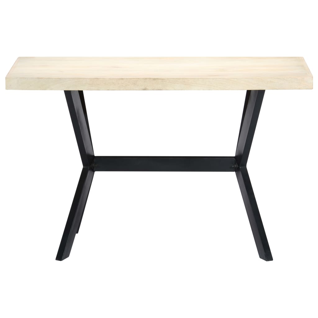 Tavolo da Pranzo 120x60x75 cm in Legno Massello di Mango