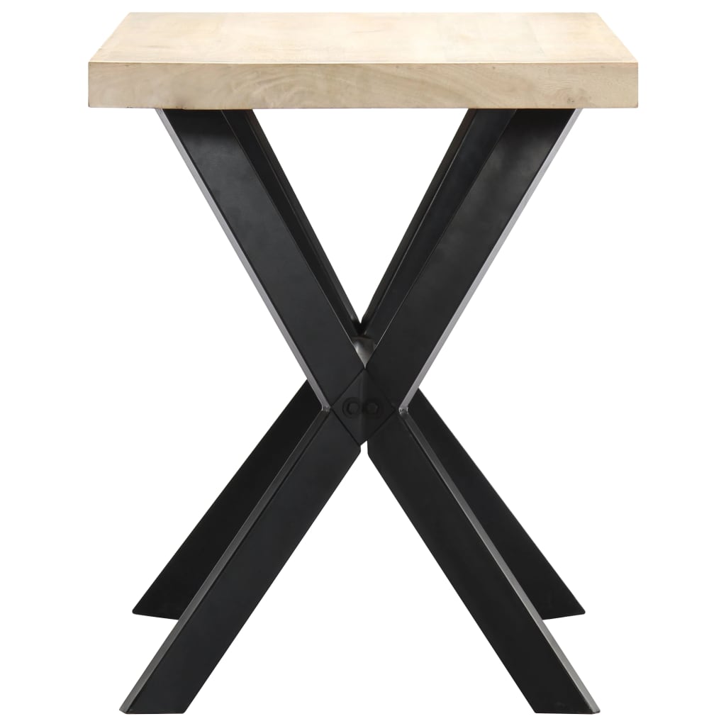 Tavolo da Pranzo 120x60x75 cm in Legno Massello di Mango