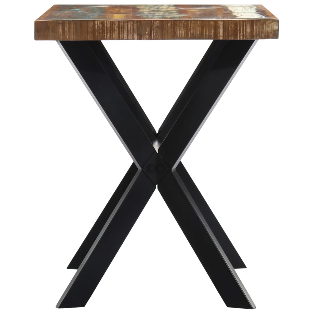 Tavolo da Pranzo 120x60x75 cm in Legno Massello di Recupero