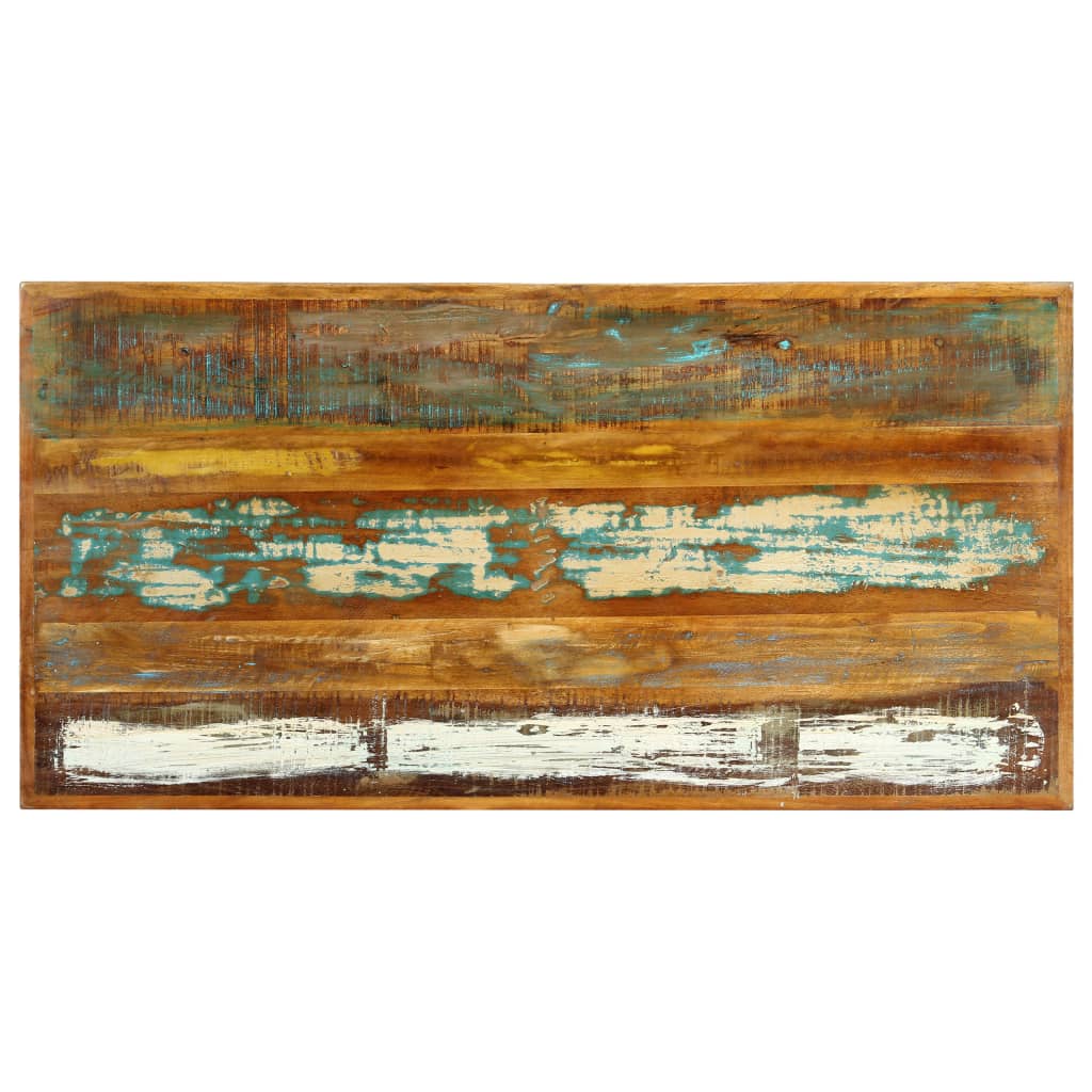 Tavolo da Pranzo 120x60x75 cm in Legno Massello di Recupero