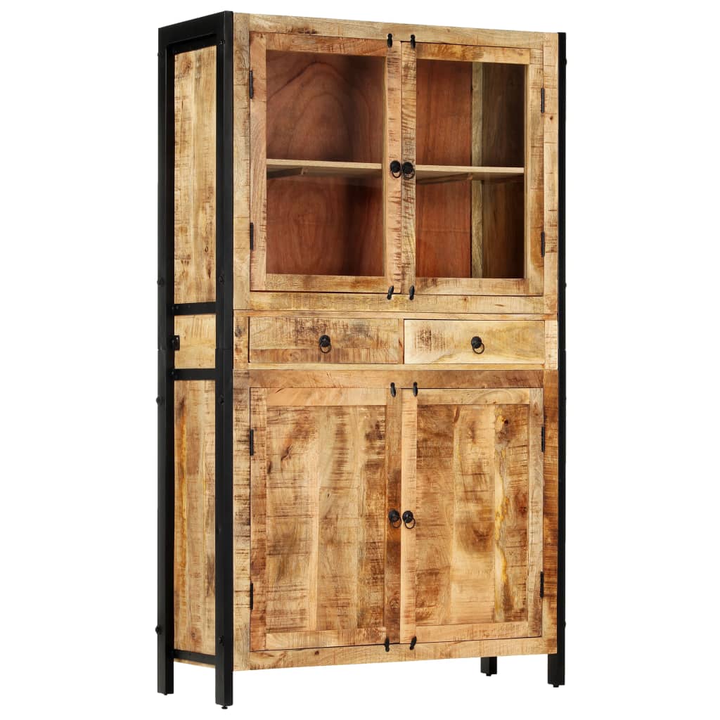 Credenza 100x40x175 cm in Legno Massello di Mango